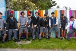 Group of Rongotai College students.