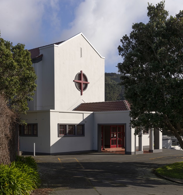 Access to main chapel.