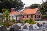 The small chapel at Karori Cemetery.