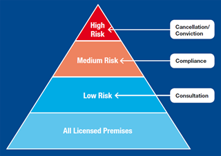 Alcohol risk diagram. 