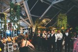 Evening wedding party in Begonia House.