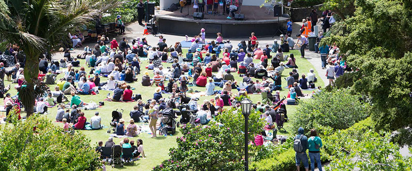 The Soundshell, Wellington Botanic Garden.