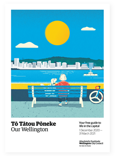 Cover of the summer Our Wellington magazine.