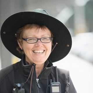 Abra pounds the pavements of Wellington as a parking officer for Wellington City Council.