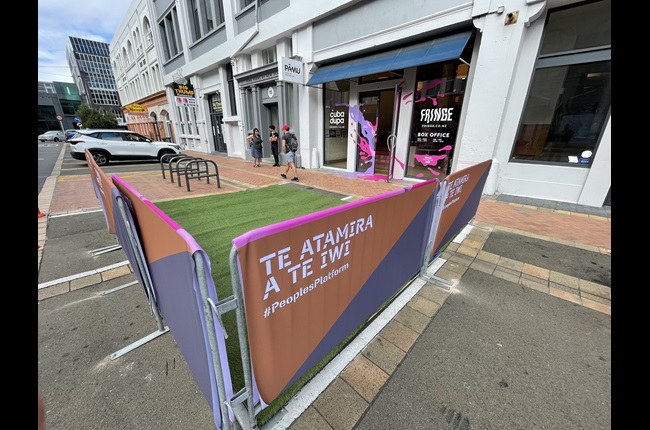 Parklets pop-up as Innovating Streets pilot launches