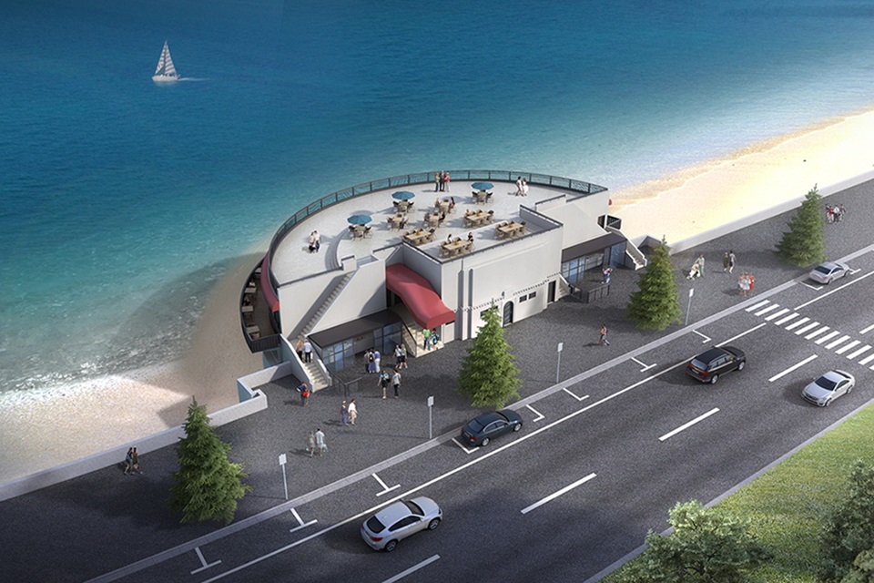 Image of Oriental Bay Band Rotunda render