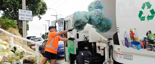 Rubbish collection.