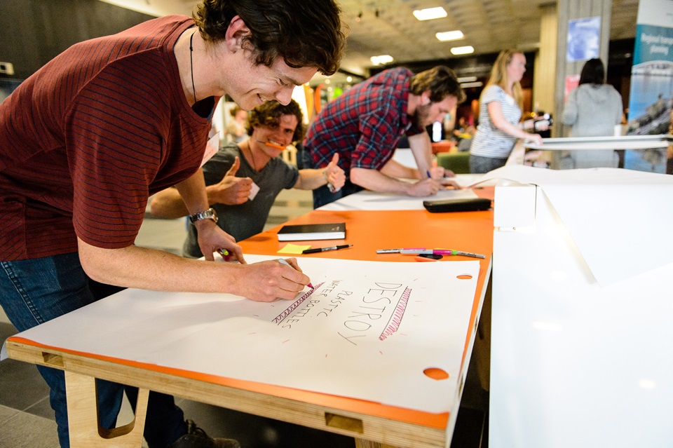 Image of competitors at Climathon Challenge