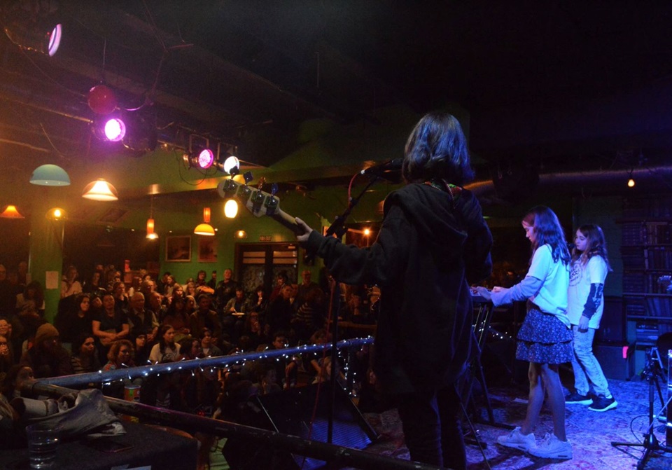 Image of grant recipients Girls Rock! performing on stage