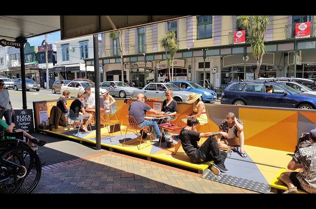 Parklet pop-ups embraced by communities