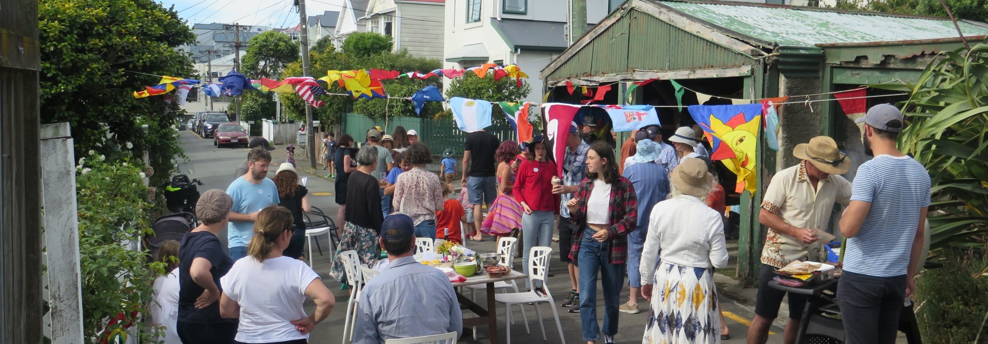 A recent Neighbours Day event in Mount Victoria was a success.