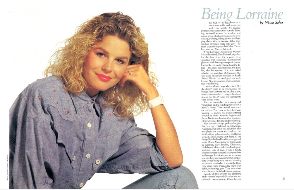Image of Wellington City Magazine Lorraine Mexted feature