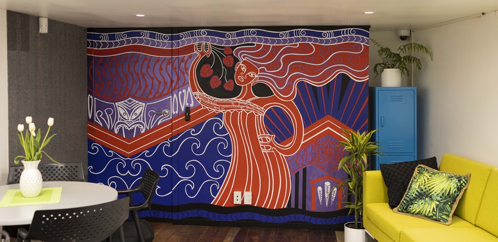 Te Wāhi Āwhina Ariki Brightwell artwork