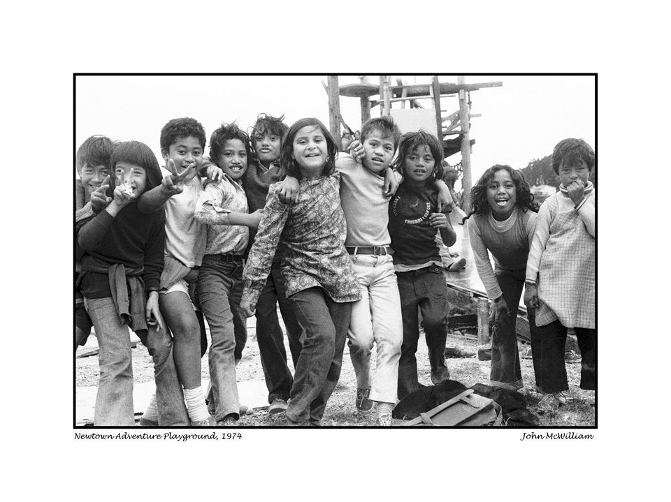 Heritage Week Exhibition Memories of Newtown's Adventure Playground 1974 by photographer John McWilliam