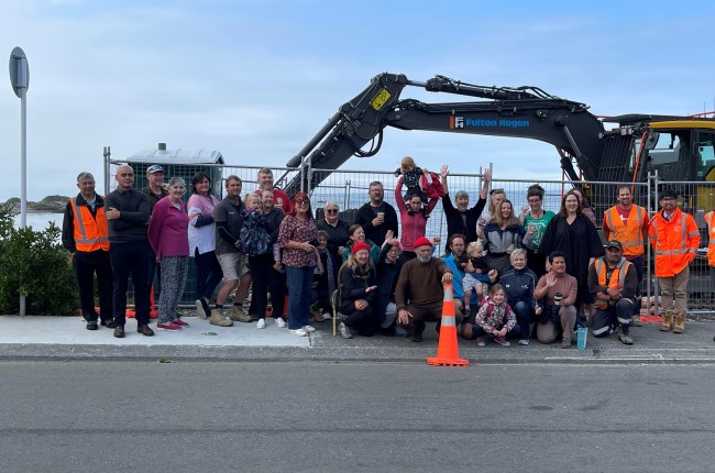 Grading work starts on Ōwhiro Bay to protect assets 