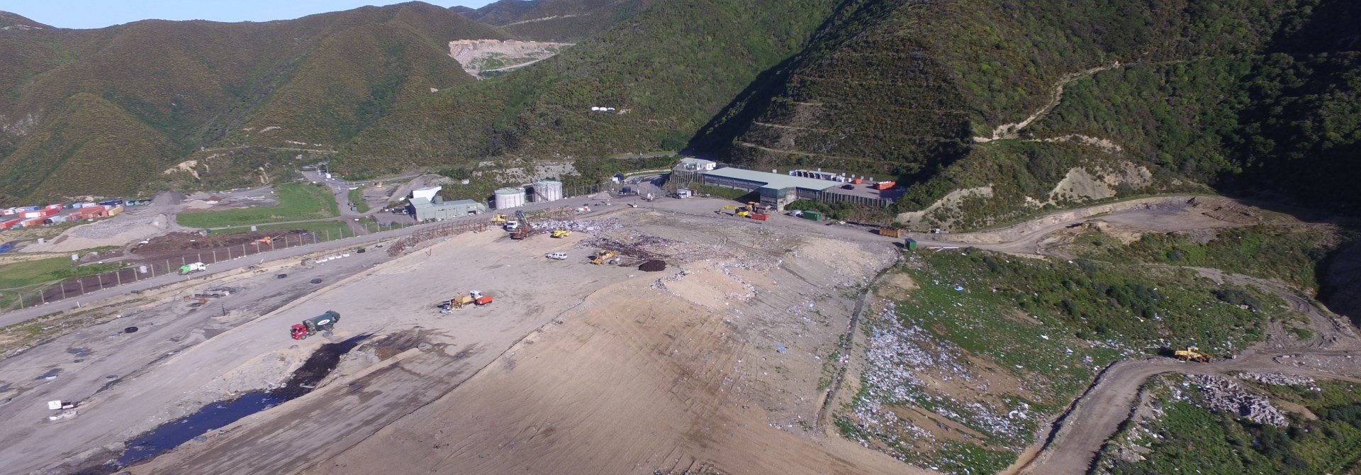 An aerial view of the Southern Landfill.