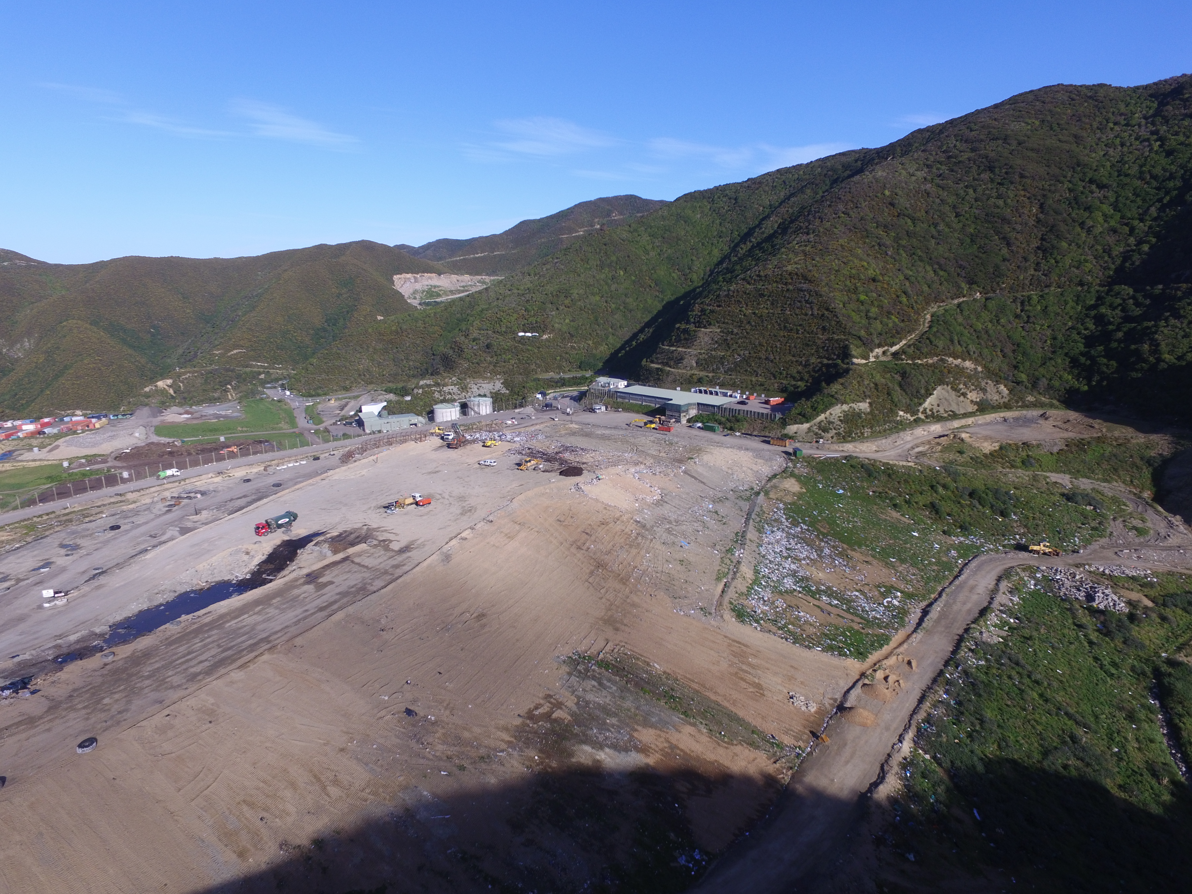 An aerial view of the Southern Landfill.