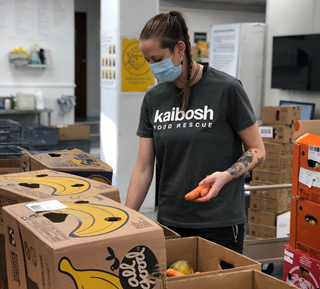 Kaibosh team preparing boxes