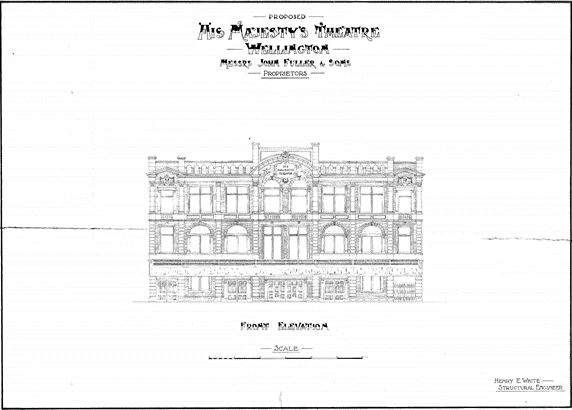 An illustration of the proposed design of St James Theatre.