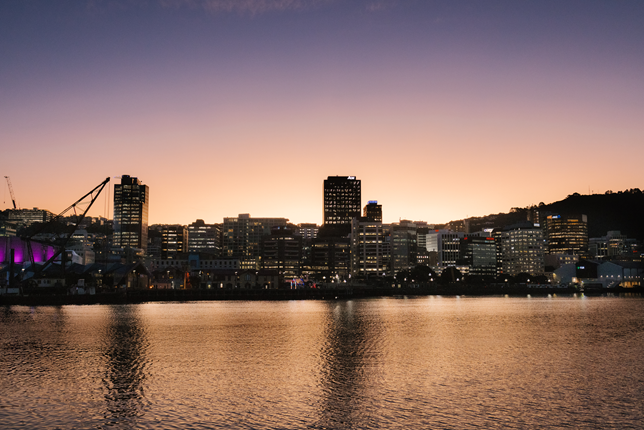 Wellington Harbour.
