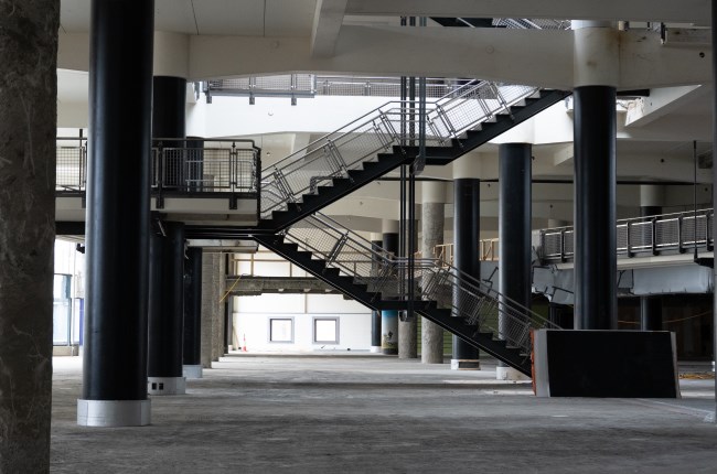 Te Matapihi ready for main reconstruction works after strip out complete