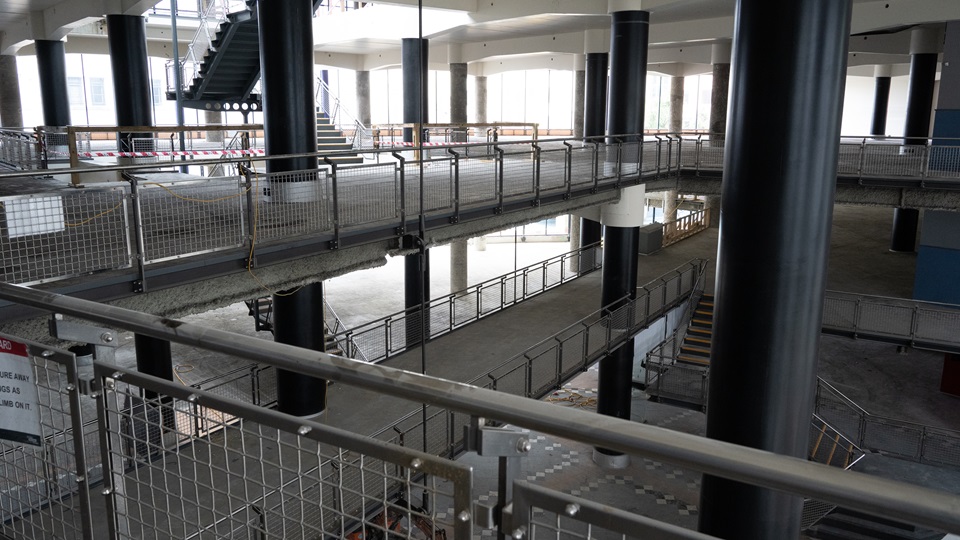 View of the Mezzanine, Te Matapihi.