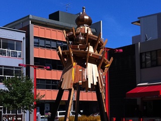 Sculpture in Glover Park.