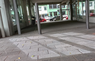 Shadow windows on the ground