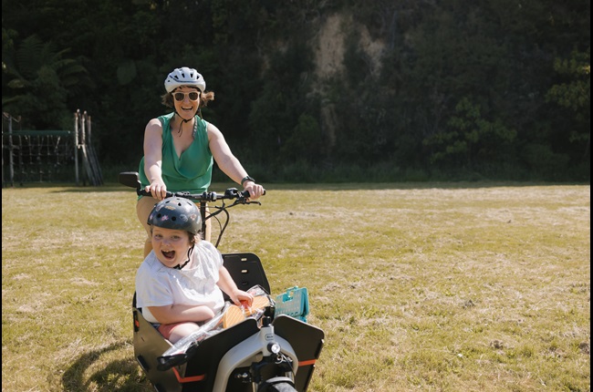 Hospital visits made easier for family by bike
