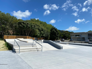 Tawa Skate Park stairs.