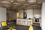 Te Kainga Te Pu 2 bedroom flat lounge area.
