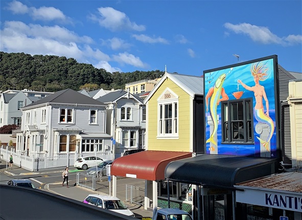Mount Victoria heritage buildings.