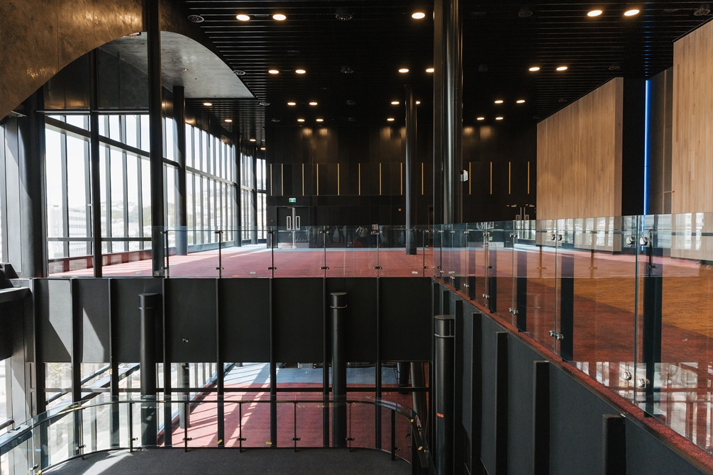Tākina view of upper level floors