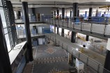 Te Matapihi interior view of three levels under construction