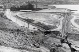 Reclamation of Evans Bay in 1956