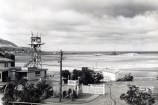 Black and white image of Rongotai Aerodrome 