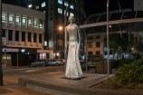 Woman of Words sculpture by Virginia King