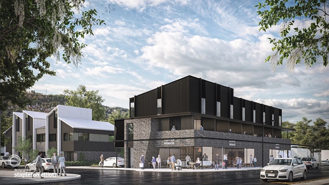 Proposed commercial-residential development in Karori.