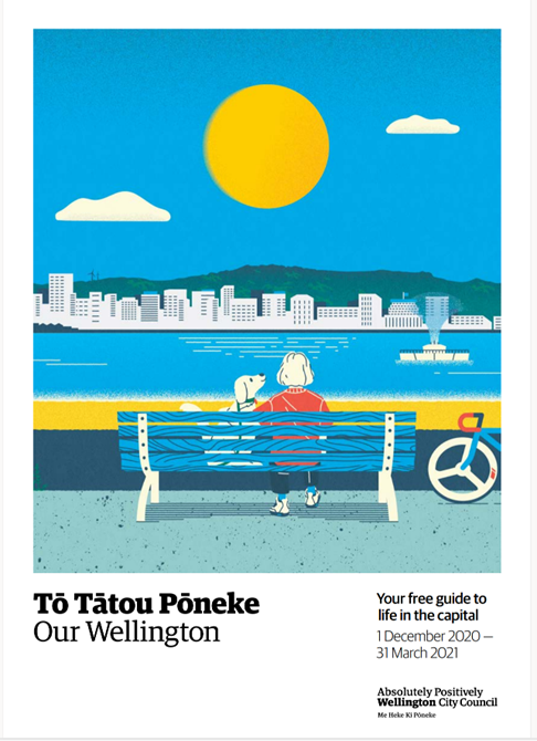 Our Wellington magazine cover summer 2020-21. 