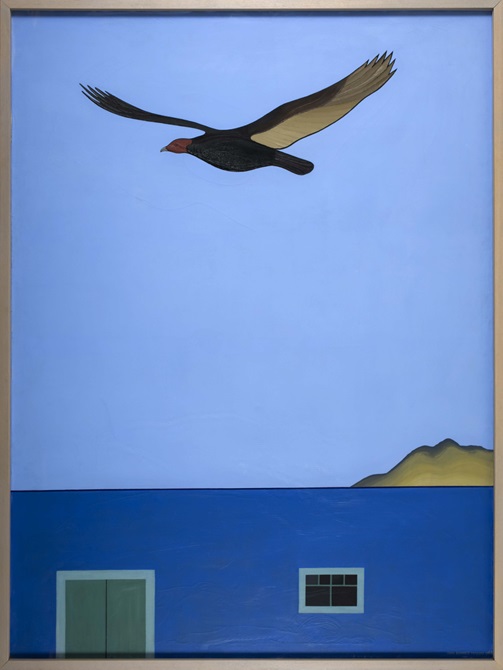 painting of a flying bird