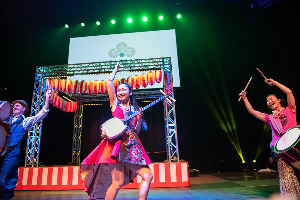 A performer at Japan Festival Wellington.