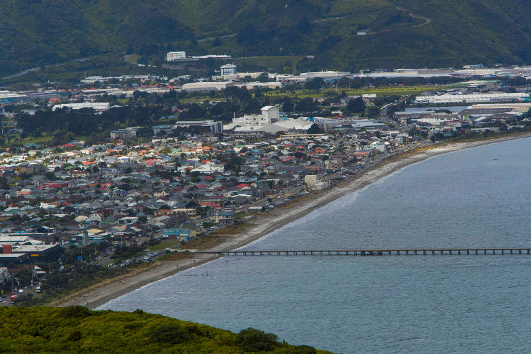 Petone views from Te Ara Paparārangi track.