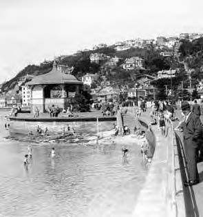 The first band rotunda, pictured in 1932.