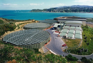 Treatment plant at Moa Point.