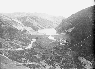 Wellington waterworks, Karori Gully, 1901.