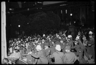 Photograph taken by Ian Mackley. 30 July 1981. Source:  Alexander Turnbull Library. Permission of the Alexander Turnbull Library, Wellington, New Zealand, must be obtained before any re-use of this image.