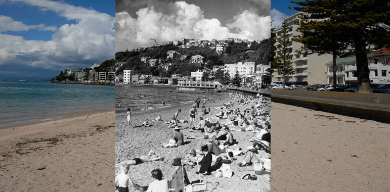 Oriental Bay now and then