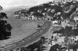 View of Oriental Parade and original band rotunda before it moved to Central Park in 1936. 