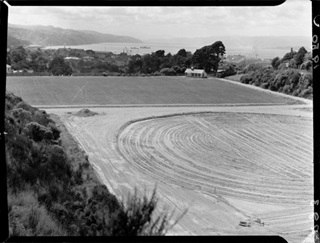 The site of the Lady Norwood Rose Garden in development.