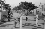 Walkway between Cambridge and Kent terraces in the 1890s.